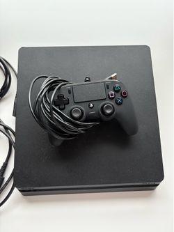 PS4 Slim with Controller & Cables