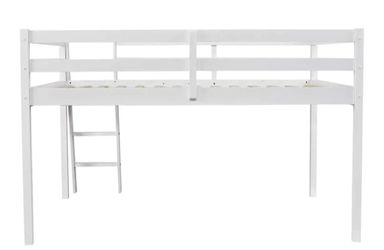 Full size loft bed with ladder and 8in foam matteress