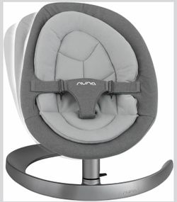 Nuna LEAF Grow Baby Sway Bouncer Seat Swing - Charcoal Grey (Model SE10302OXF)