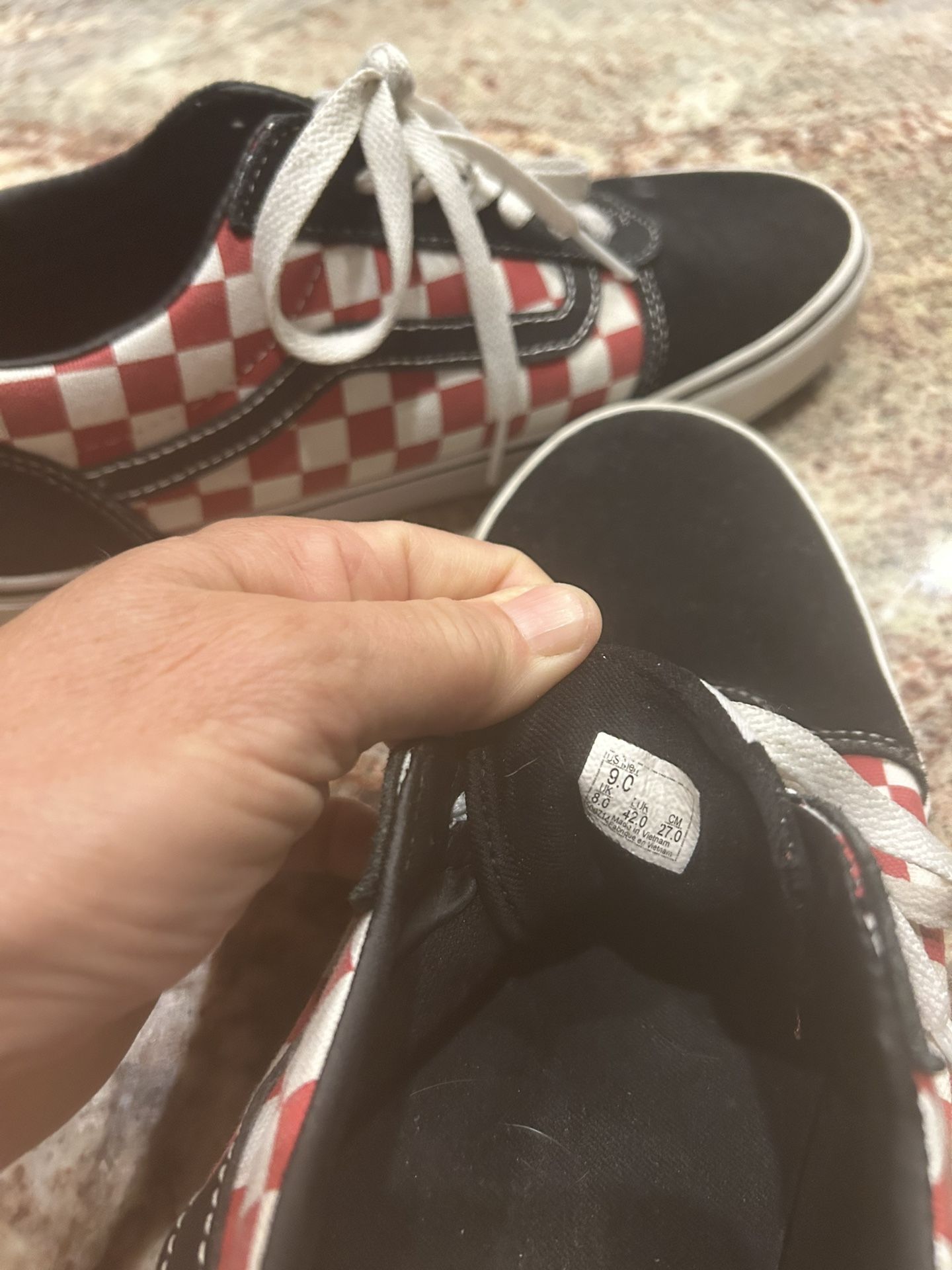 Red White Black Vans