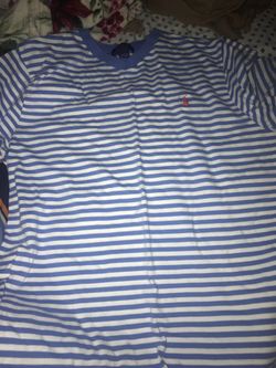 Striped polo shirt