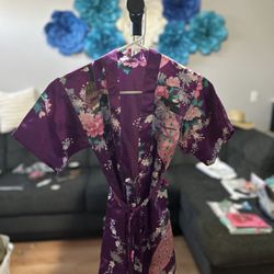 Kids Satin Kimono Robes