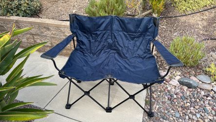Folding Oversized Two- Person Camping Chair