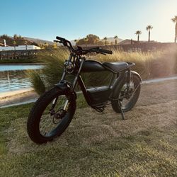 Vintage Style  5 Speed Electric Bike 