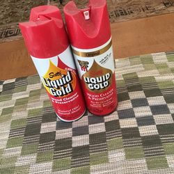 Liquid  Gold Wood Cleaner And Preservative   2 Cans For 1.00