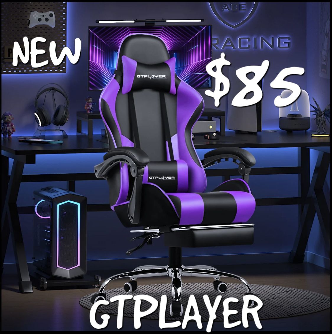 GTPLAYER GAME CHAIR NEW