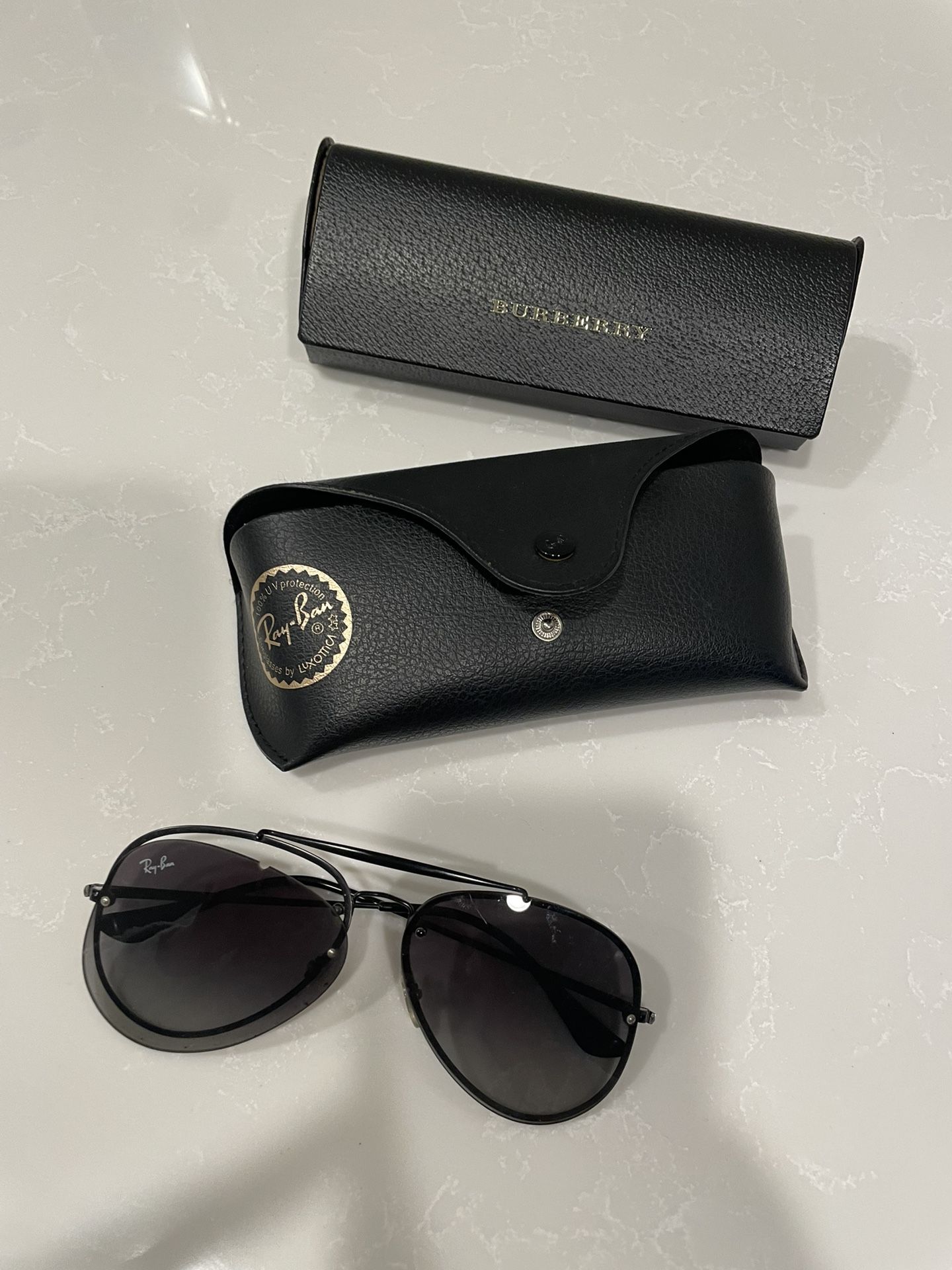 Burberry And Ray Band Sunglasses