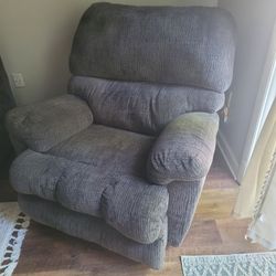 Gray Rocker Recliner