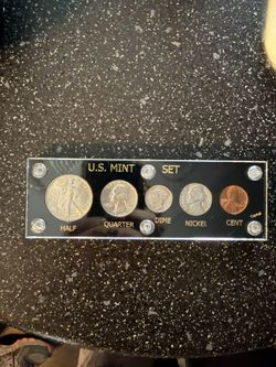 Vintage U.S. Mint Coin Set – Half Dollar to Penny