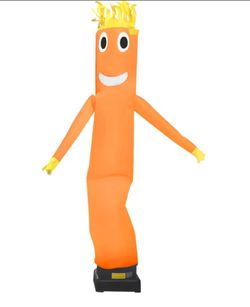 10ft Orange Wacky Waving Inflatable Tube Guy Without Blower