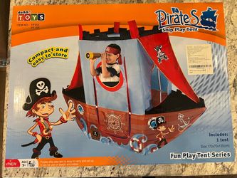 *NEW* Pirate Ship Play Tent for Kids (3+ years old)