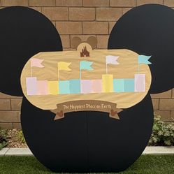 Mickey Ears Backdrop