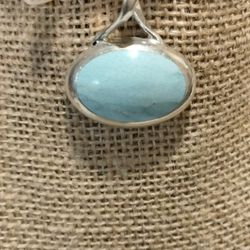Sterling And Turquoise Charm