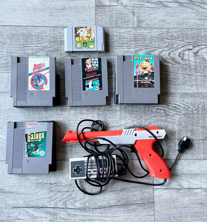 Nintendo NES games, Controller, 64 Glover, Nintendo Gun