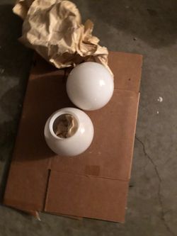 New white round light cover