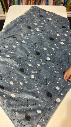 Baby boy Blue Space Print Fleece Blanket