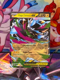 Mega Zeraora EX Double Rare Card 027/084, Mega Evolution Pitch Black