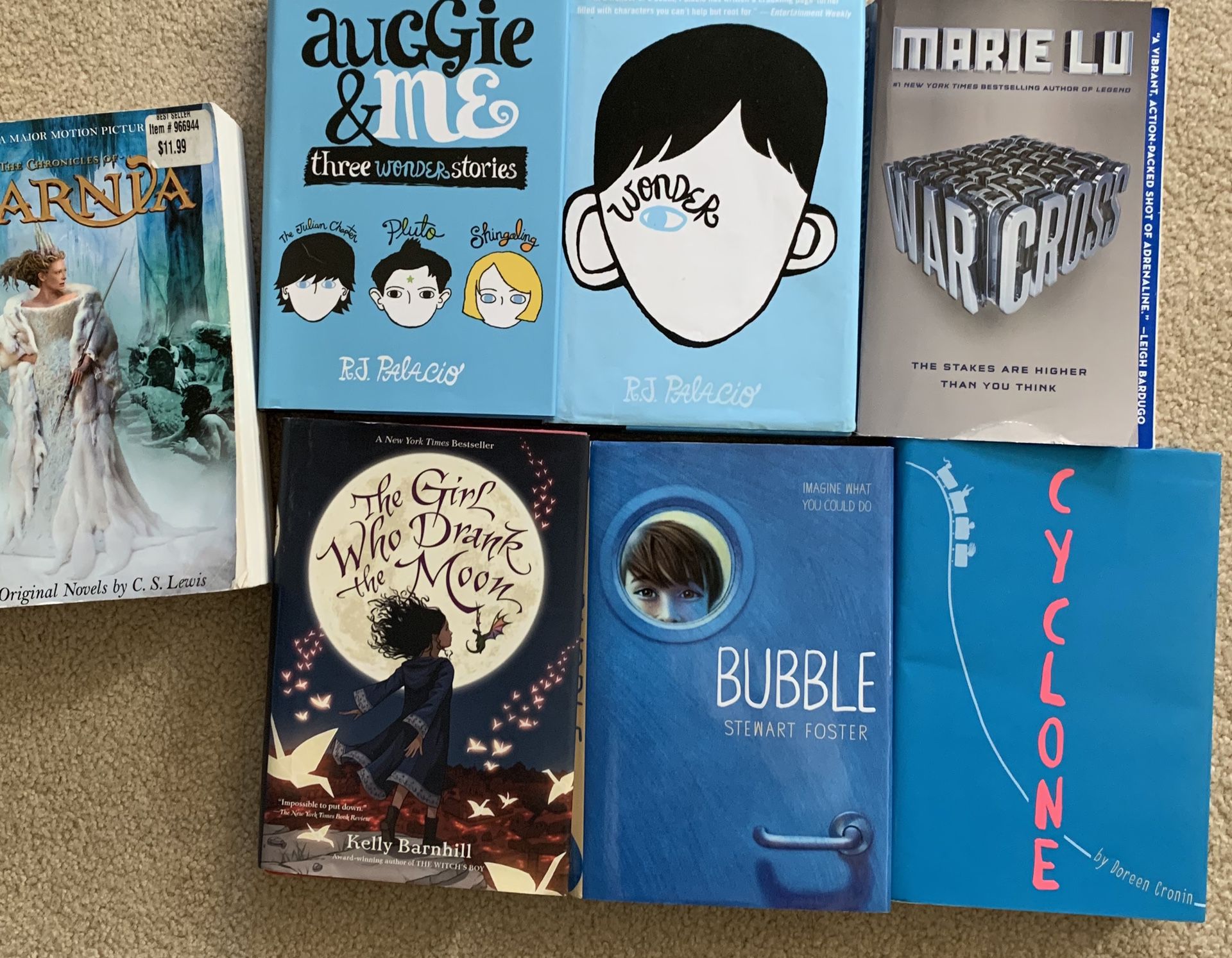 7 bestseller book collection for elementary and middle schoolers