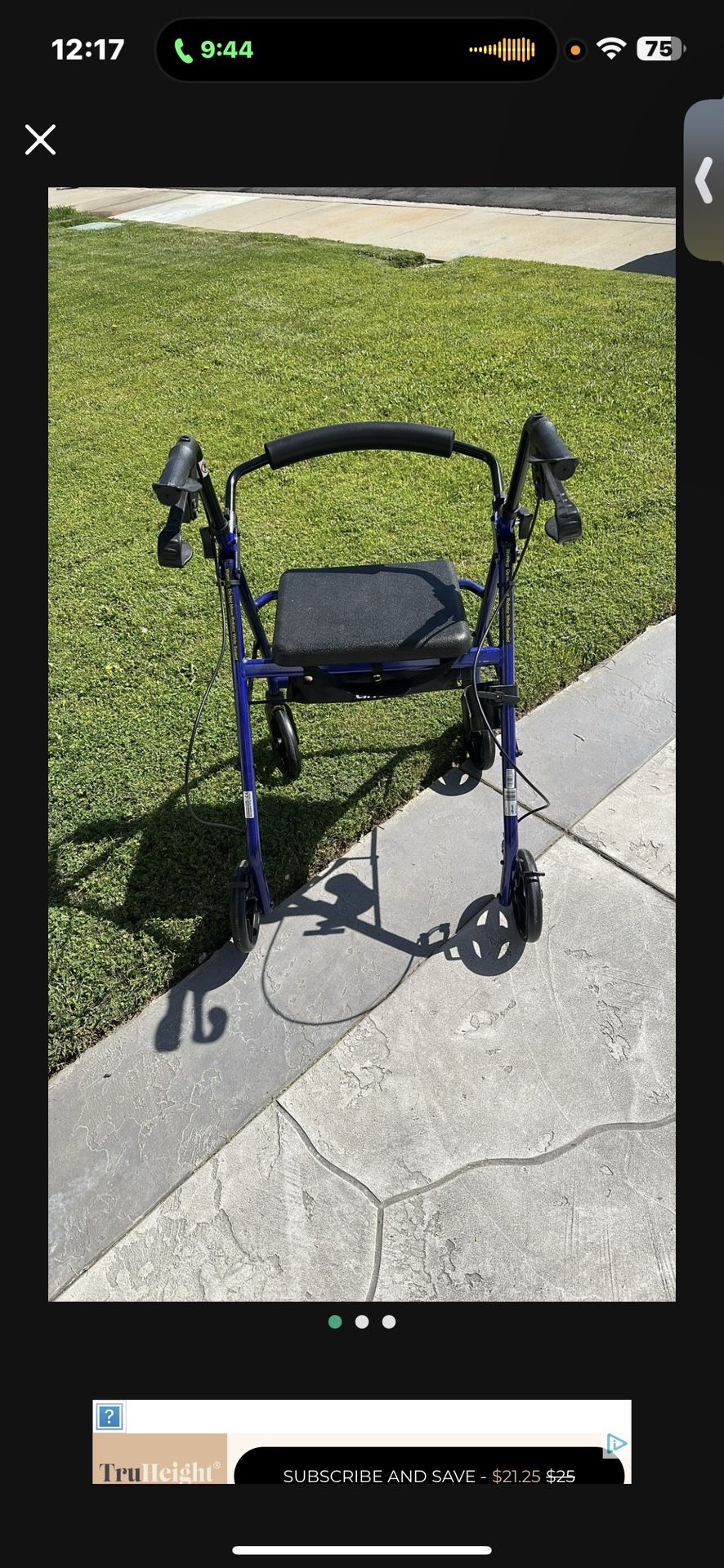Drive Walker Rollator With Seat And Storage