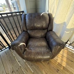 Leather Recliner 