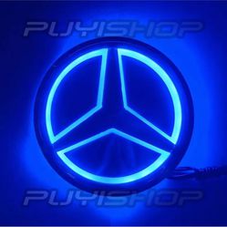 Car Front Grille Illuminated Mercedes LOGO Star 