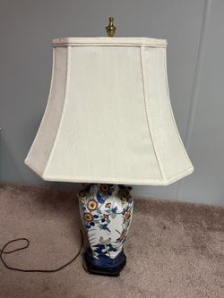 .Oriental lamp with shade