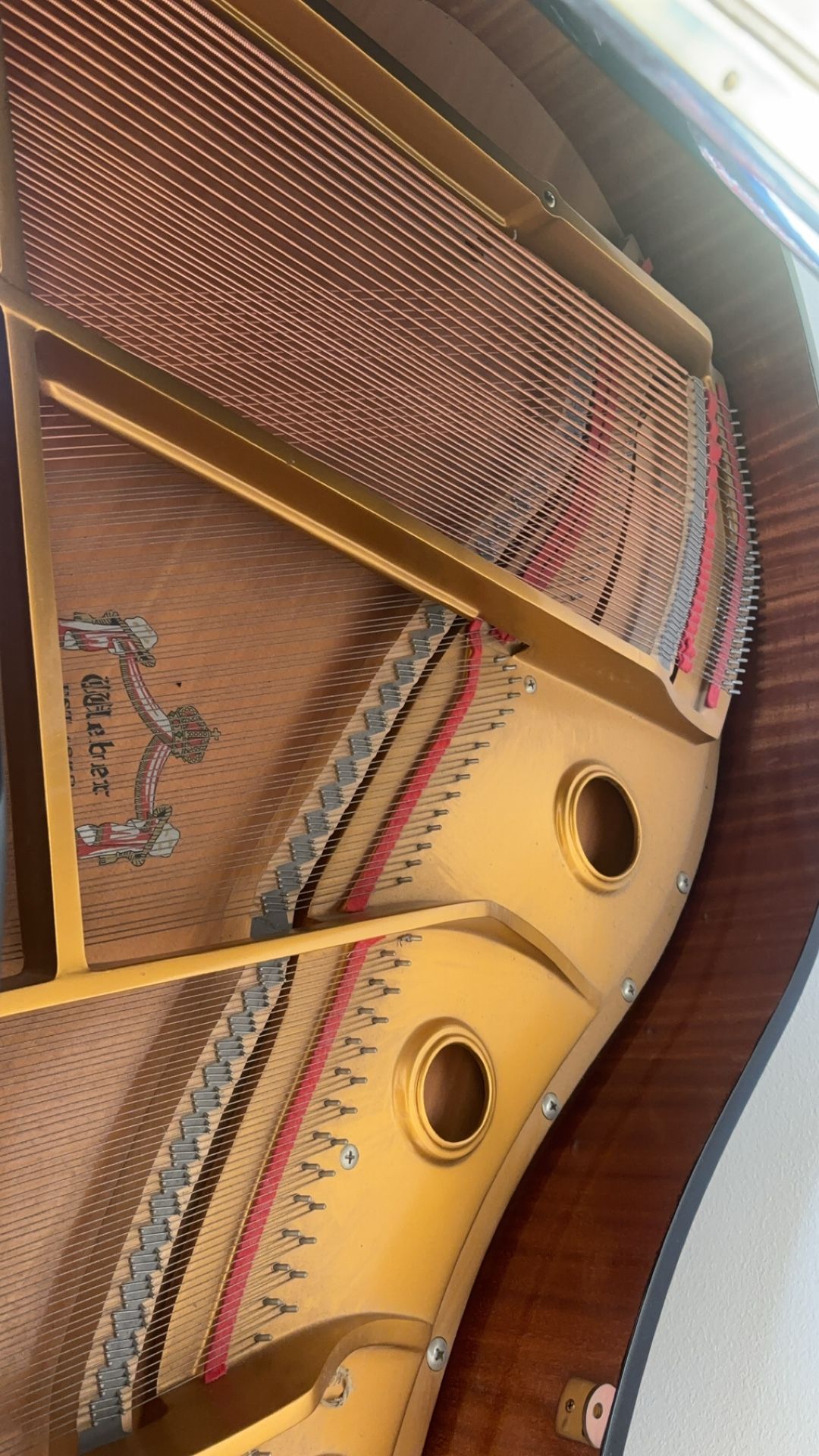 Weber WG-50 Baby Grand Piano 4'11" Polished Ebony