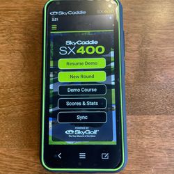 SkyCaddie SX400 GPS GOLF Rangefinder With 4" Display + Golf Cart Mount/Holder!!