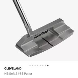 Golf, Putter, Cleveland HB soft 2, Milled face, keeps it straight and aligned, save you strokes!!! $98 great savings 
