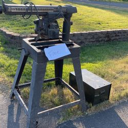 Saw And Metal Box