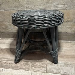 Wicker Round Stool 