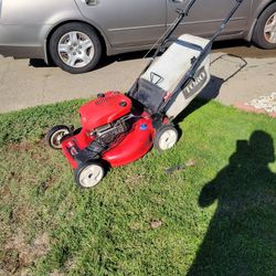 Toro lawn mower self propel works great. Everything works perfect on it.