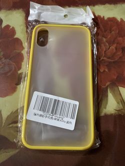 iPhone X/Xs case yellow