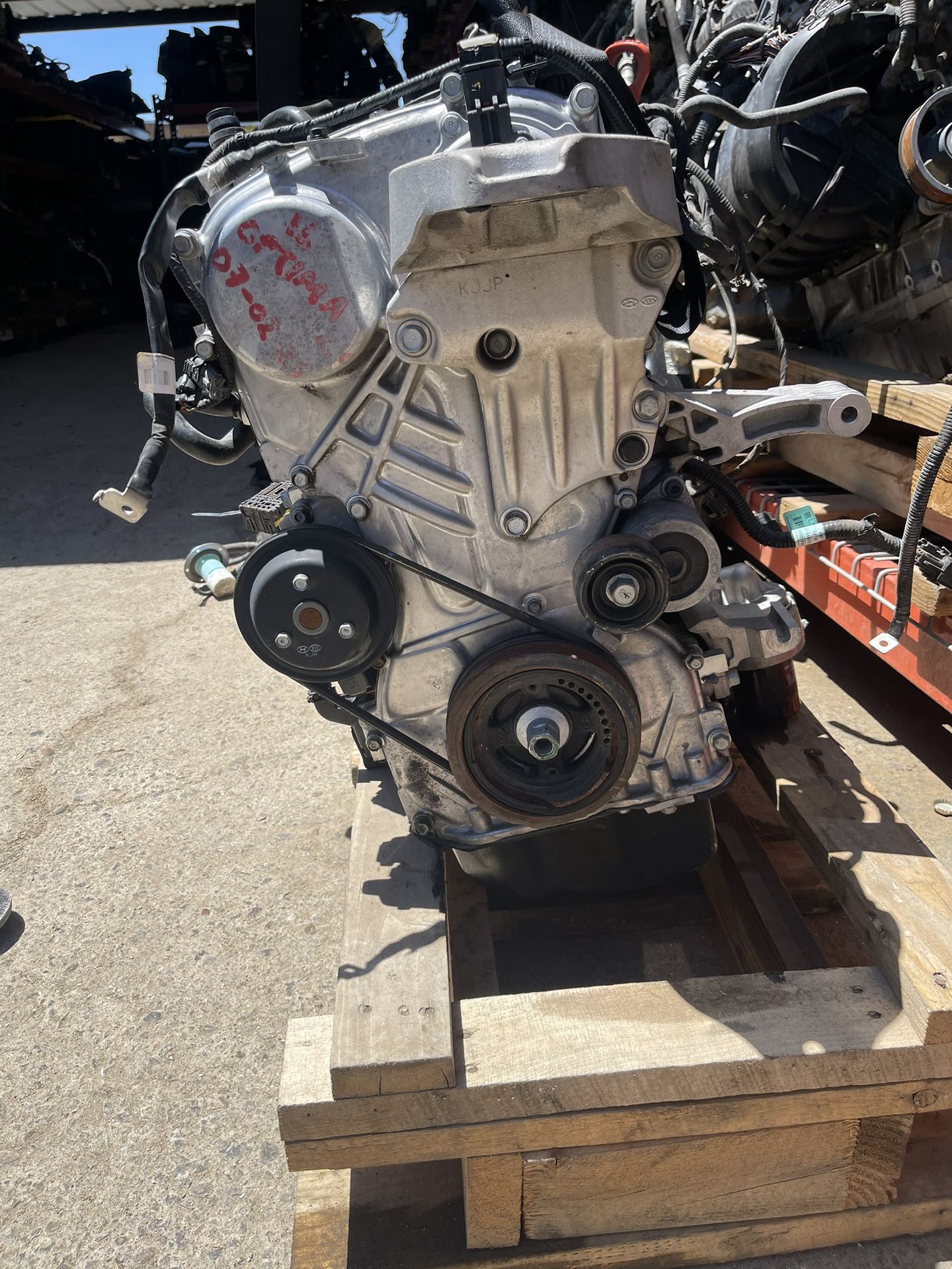 2016 Nissan Optima Engine 2.4