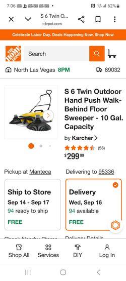 Karcher floor sweeper