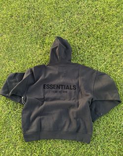 Black Essentials Hoodie