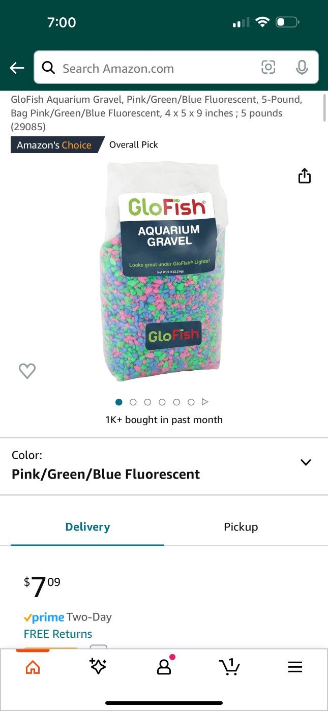 GloFish Aquarium Gravel 5lb