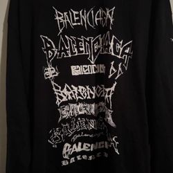 Balenciaga Metal Logo Longsleeve