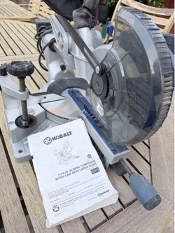 Kobalt 7-1/4 In. Sliding Compound Miter Saw