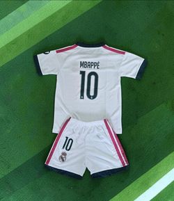 Real Madrid # 10 Mbappe Soccer KID'S Set.