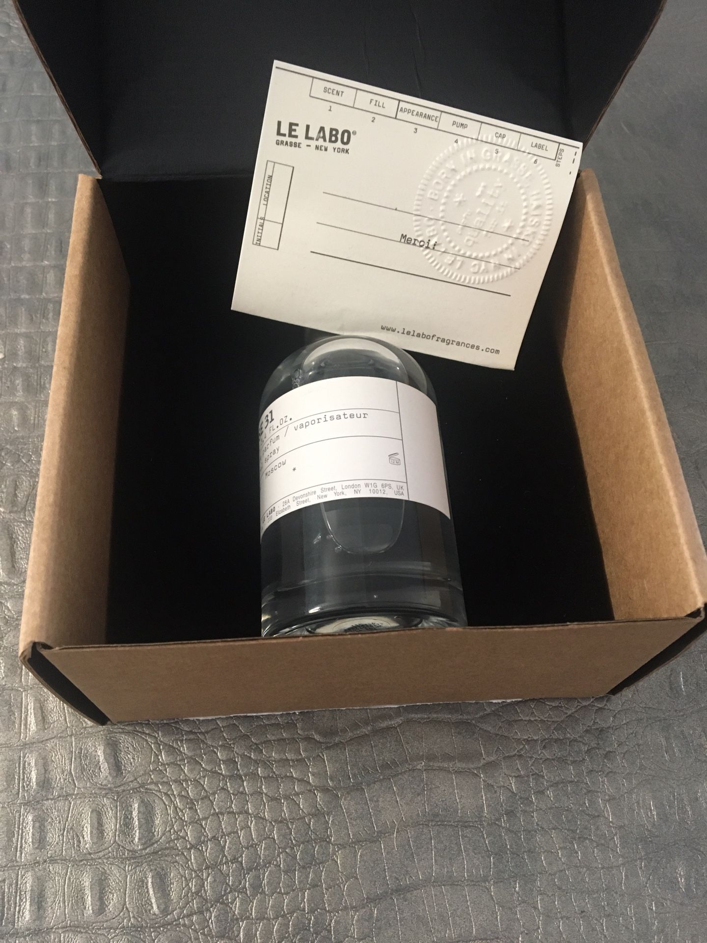 Rose 31 perfume cologne spray le labo