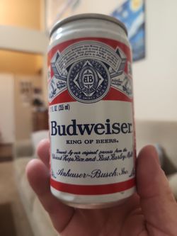 1980s era Empty Budweiser can