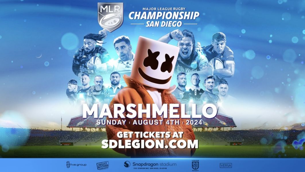 Qty (4)2024 MLR SD Legion Championship Game Featuring Marshmello concert