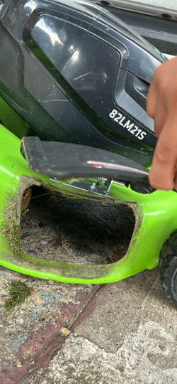 Green Works electric mower