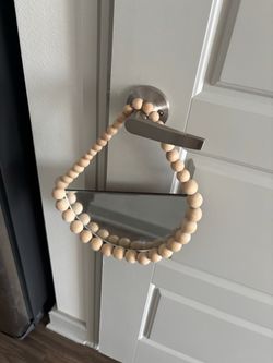 Small Hanging Wooden mirror