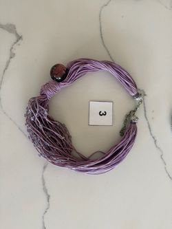 Necklaces and earrings