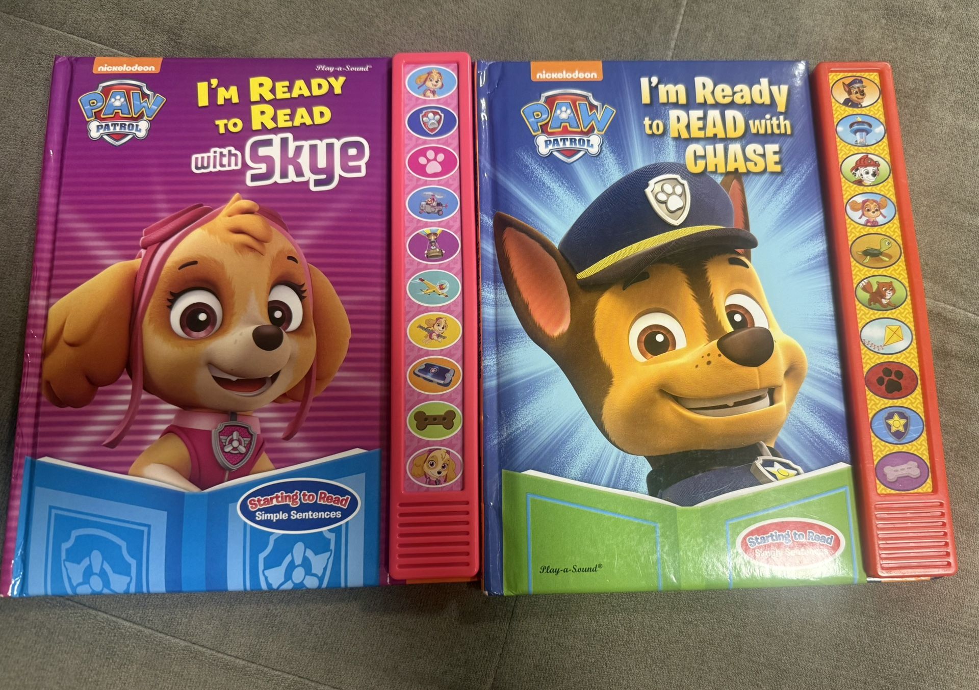 2 hardcover Nick Jr. Paw Patrol , sound books