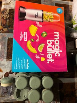 Magic Bullet Blender Set + Baby Bullet Storage Containers