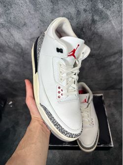 Jordan 3 white cement size 12.5