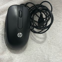 HP Wired USB Optical Mouse – Black